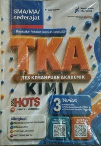 Image of Buku TKA (Tes Kemampuan Akademik) Kimia untuk SMA/MA/Sederajat